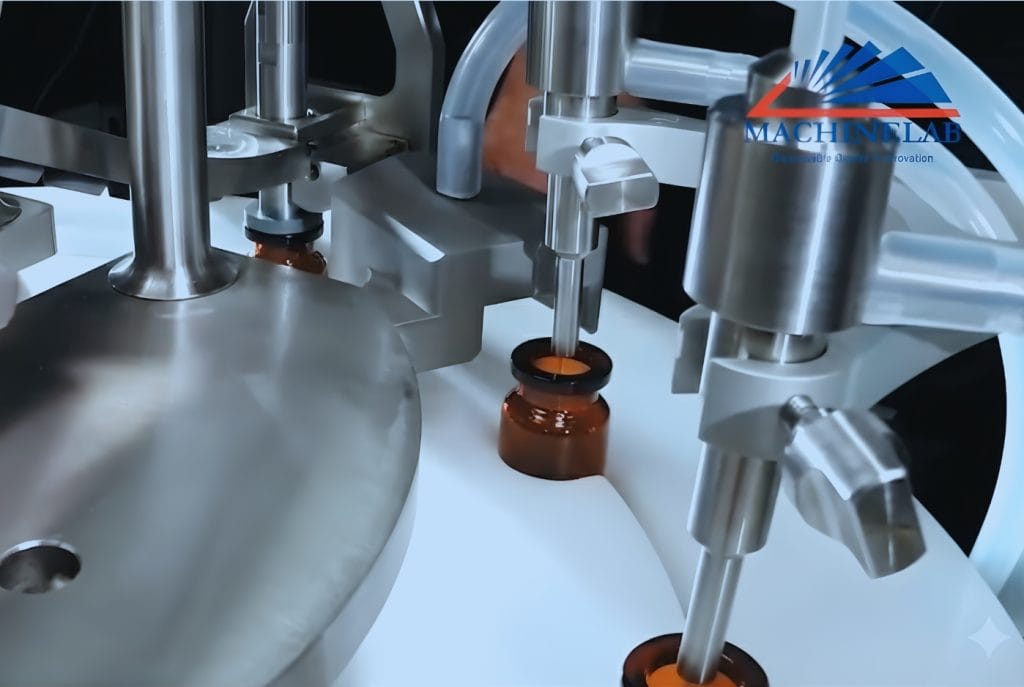 MLRF-120-A-CIP/SIP- Machinelab Rotary Filler 120–Automated with CIP/SIP system