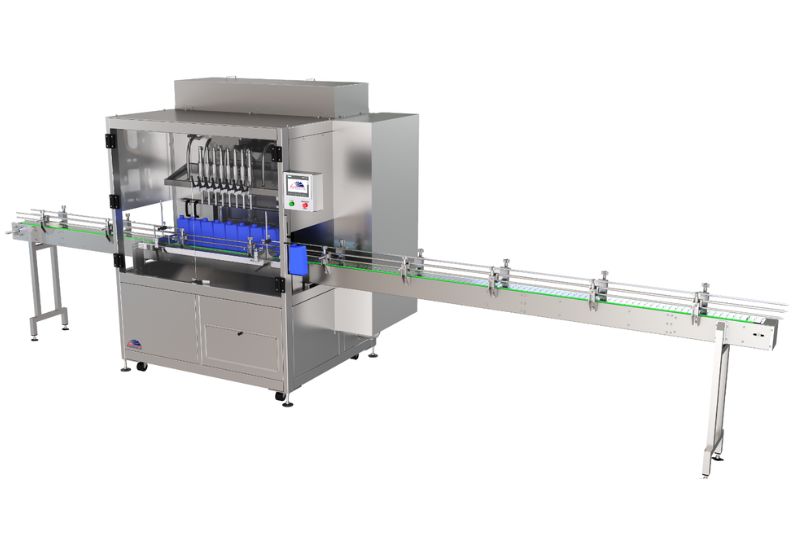 8-Nozzle Servo-Driven Liquid Filling System