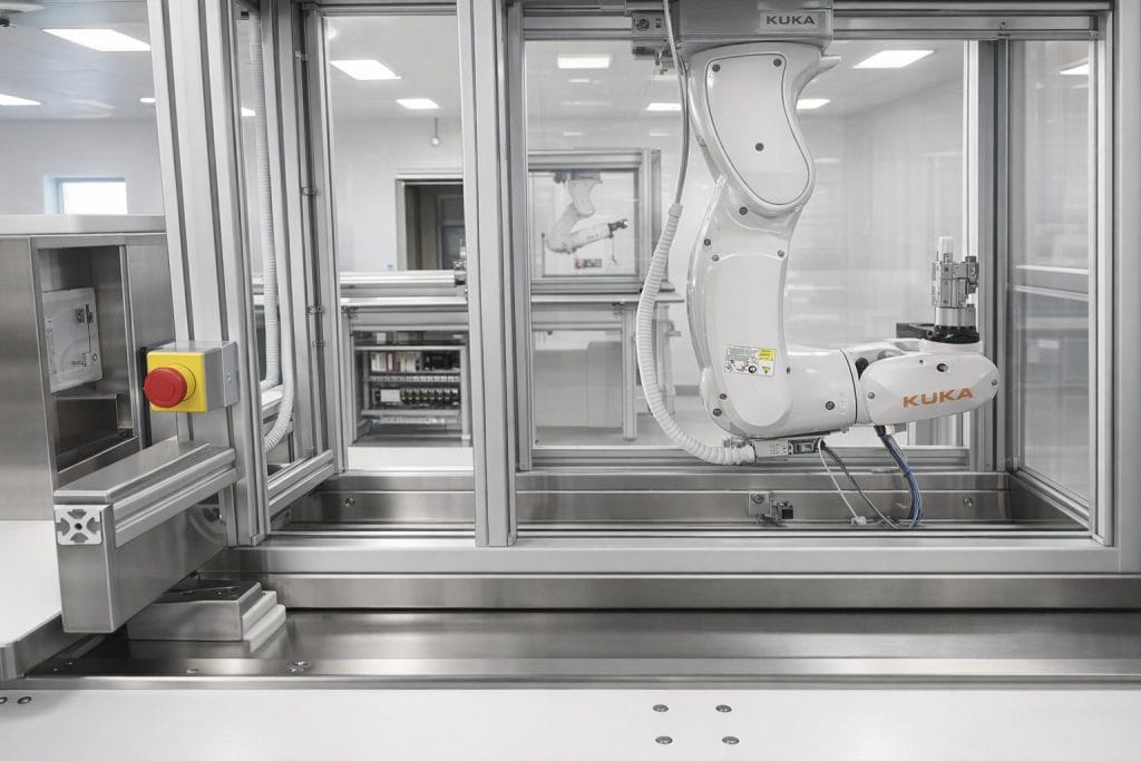 Robot-In-Cleanroom_guidewire_straightening